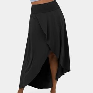 Halara sz Large black maxi with front opening